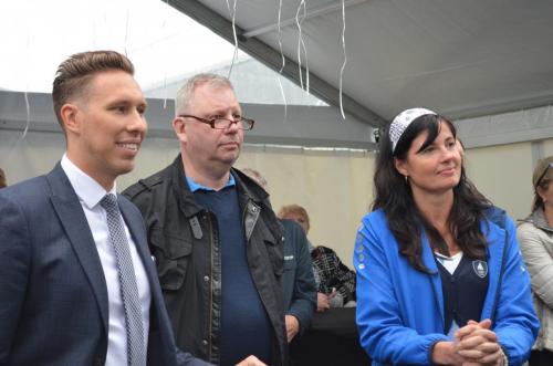 EUL president Simon Renno, tehniline sekretär Toomas Kleesment ja peasekretär Pille Tali